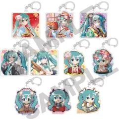 【中古】キーホルダー 全10種セット 「VOCALOID 初音ミク トレーディングアクリルキーホルダー はんなり京都」