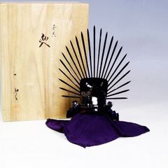 加藤一冑作 ミニチュア 兜 馬躪兜 豊臣秀吉