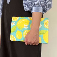 レモンのiPadケース【三折り手帳型プラケースタイプ】