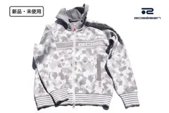 新品｜未使用｜ロサーセン｜Rosasen｜スプラッシュ迷彩ジャカードニットブルゾン｜2023SSサンプル｜レディース｜M