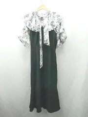 ◇ ⊂ FUN ファン ボウタイ 長袖 ロング ワンピース サイズF ブラック系 レディース E  【1506230030309】のサムネイル