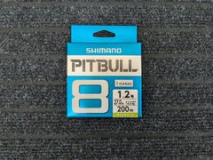 SHIMANO シマノ PITBULL ピットブル8 1.2号 200m ライムグリーン PL-M68R