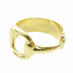 グッチ GUCCI ホースビット スカーフリング ストールリング アクセサリー イタリア製 ゴールドカラー ■GY17 ☆AA★ 0617のサムネイル