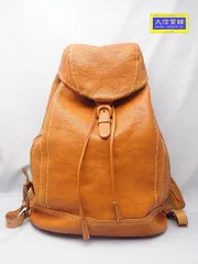 TSUCHIYA KABAN 土屋鞄 トーンオイルヌメ ソフトバックパック ブラウン 中古B+ 【送料無料】 A-8800【質屋出品】のサムネイル