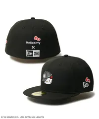 【ムラスポ公式】新品 NEW ERA ニューエラ キャップ 帽子 59FIFTY HELLO KITTY ハローキティ キャップ ブラック 14348625