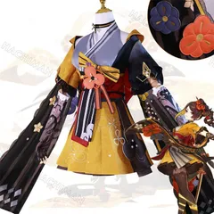【まる丸】千織　コスプレ　フルセット Amazon.co.jp: [CHIASA] 原神 千織 コスプレ ちおり Chiori