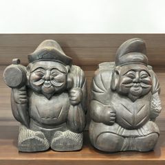 御神木・木製・縁起物。【木彫りですが、割れも御座います【長さ／20センチ程です】 御神木・木製・縁起物。【木彫りですが、割れも御座います【長さ