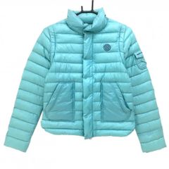 パーリーゲイツ 2WAYダウンジャケット ライトブルー 袖着脱可