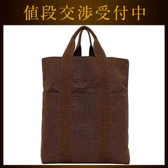 エルメス トートバッグ エールライン カバス ブラウン エール 美品