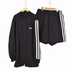ワイスリー Y-3 22SS M CH1 TRACK TOP M CH1 ELEGANT 3 STP SHORTS セットアップ トラックジャケット ショートパンツ M S 黒 ブラック HG6076 HG6085のサムネイル