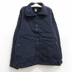 古着 ギャップ GAP 長袖 ナイロン ジャケット キッズ ボーイズ 子供服 00s 紺 ネイビー 内側フリース 23dec21