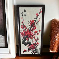 西村欣魚 日本画 鳥と梅の花 - メルカリ