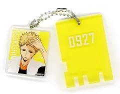 【中古】キーホルダー 月島蛍 「ハイキュー!!×極楽湯・RAKU SPA 最高にハイなキュー日(じつ) 第2弾 トレーディング銭湯錠風キーホルダー(第2弾) お風呂ver.」