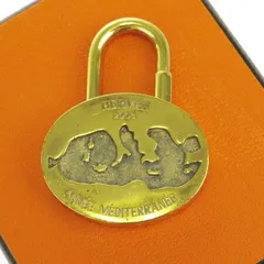 HERMES エルメス 2003年 限定 地中海 カデナ 南京錠 ゴールド 楽天市場】エルメス 地中海 2003年限定 カデナ ゴールド メッキ