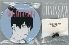 【中古】グッズセット 早川アキのピアス＆缶ミラー(ノンホール樹脂ポストピアス) 「チェンソーマン」
