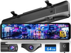 Changer ドライブレコーダー ミラー型 分離【2025進級版&4K+2.5K&ズーム機能&11インチ分離型】 フロントカメラ分離式 GPS搭載 Type-C電源 上下+左右画像逆転可 起動音調整可 バック連動 24時間駐車監視