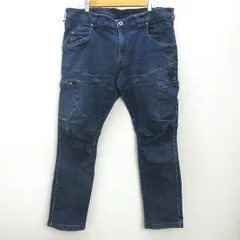 H■ワークマン フィールドコア/FieldCore WM3135 ムーブストレッチカーゴパンツ デニム【4L】MENS■28【中古】