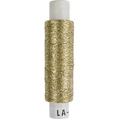 【在庫処分】オリムパス製絲 手芸用ラメ糸 クリーム 50m LA-2 1