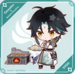 原神 スイパラ タペストリー　アルベド　魈 Amazon.co.jp: スイーツパラダイス限定 原神 魈 コラボカフェ B2