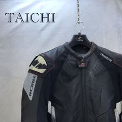 TAICHI RSJ-825 GMX モーション ベンテッドレザージャケット Ｍ ブラック レーシング メンズ