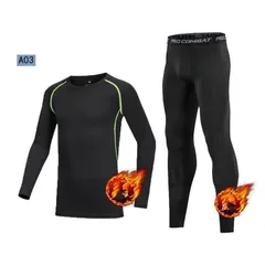 新品 スポーツインナー メンズ 上下セット 裏起毛 吸湿速乾 軽量保温 伸縮性 長袖 スポーツタイツ コンプレッションウェア アンダーシャツ スパッツ 加圧シャツ kkkiru