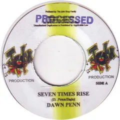 ジャマイカ7” Dawn Penn Seven Times Rise NONE John Shop Records /00080