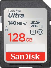 【新品未開封 サンディスク 正規品 】 SanDisk SDカード 128GB SDXC Class10 UHS-I 読取り最大140MB/s SanDisk Ultra SDSDUNB-128G-GH3NN 新パッケージ