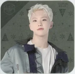 【中古】マグカップ・湯のみ ホシ オリジナルコースター 「SEVENTEEN CAFE 2022 ～WINTER CAMPING～」 ドリンク注文特典 後半