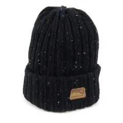 ノースピーク ニットキャップ 帽子 ブランド 黒 レディース ブラック north peak 【中古】