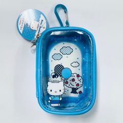 【新品・訳あり】ディアダニエル　サンリオ　カラビナ付きマルチケース　クリアポーチ　ぬいぐるみポーチ　推し活　サンスター文具　sanrio Dear Daniel 4901770799360