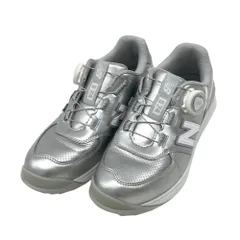 ★新品 ニューバランス 574 ゴルフシューズ スパイクレス BOA 銀 24 New Balance Golf ニューバランス ゴルフシューズ スパイクレス