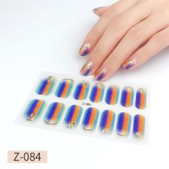 Z084 ネイルシール 貼るだけ ジェルネイル 3D 時短簡単お手軽 セルフネイル マニキュア 張るだけ ウエディング 手用 夏 デコシール 柄花フラワー蝶バラ星ボタニカル かわいい シンプル ブライダル シルバー ゴールド ホワイト グラデーション 単色★4