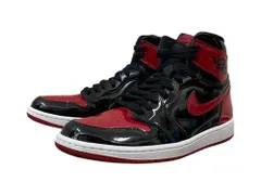 NIKE (ナイキ) AIR JORDAN 1 RETRO HIGH OG PATENT BRED エアジョーダン パテント ブレッド スニーカー 555088-063 28.5cm US10.5 ブラック×レッド メンズ/078