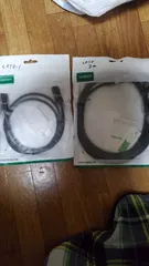 在庫処分！cat8(1m+2m)UGREEN まとめてLANケーブル2本セット！