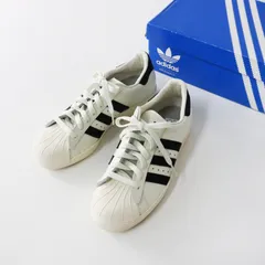 極美品 アディダスオリジナルス adidas Originals B25963 SUPER STAR 80s VINTAGE DX スニーカー 25cm/ホワイト ブラック【2400014491548】