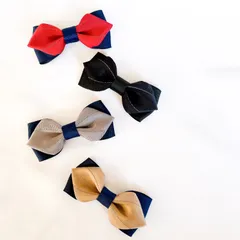 【匿名配送】ベビーからキッズ蝶ネクタイ　4色　七五三　結婚式　発表会　卒園式　入学式　写真撮影