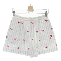 新品未使用タグ付き】PEARLY GATES ストライプショートパンツ - メルカリ