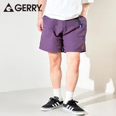 GERRY 水陸両用 ナイロン ショートパンツ メンズ 短い 速乾 バギーズショーツ クライミングショートパンツ ハーフパンツ アウトドア ショーツ 紫 M L LL XL パープル 078600