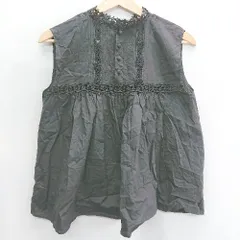 ◇ ⊂Φ N. Natural Beauty Basic レース ノースリーブカットソー カットソー サイズM ブラック レディース E  【1502180010439】のサムネイル