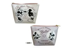 スモ 【送料無料】【ディズニーキャラクター】舟形ポーチ【スケッチ】【ミッキーマウスとミニーマウス】【ディズニー】【映画】【ポーチ】【ケース】【小物入れ】【収納】【メイク】【化粧】【コスメ】【雑貨】【グッズ】【かわいい】
