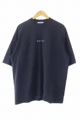 マルニ MARNI MINI LOGO T-SHIRTS ミニ ロゴ 半袖Tシャツ HUMU0223P1 48 紺 ネイビー ブランド古着ベクトル 中古 ☆AA★ 241214のサムネイル