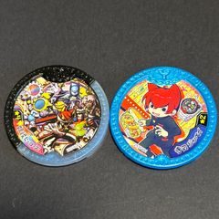 妖怪Yメダル★妖怪ウォッチ☆2枚セット　寺刃ジンペイ　妖怪ヒーローズ　非売品　妖怪学園Y