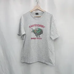 ◇ ⊂Φ canterbury カンタベリー 綿 半袖 Tシャツ サイズL グレー メンズ E  【1502060015882】のサムネイル