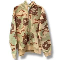 DENIM TEARS Camo Cotton Wreath Zip Hoodie Mサイズ カーキ