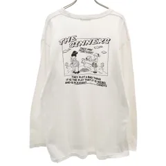 Candy Stripper キャンディーストリッパー 長袖 Tシャツ 2 ホワイト系 バックプリント メンズ 古着のサムネイル