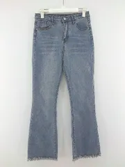 ◎ 美品 SMILE ORCHID カットオフ フレアデニムジーンズ 09143のサムネイル