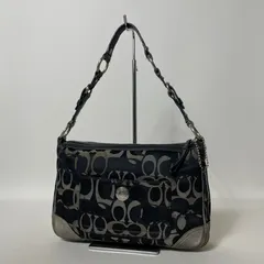 2509-261｜コーチ シグネチャー ハンドバッグ ネイビー