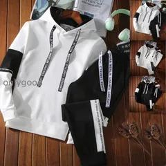 ゴルフメンズパンツ ゴルフウェア ゴルフセットアップ ゴルフジャケット メンズ 上下セット春秋ジョガーパンツ カジュアル 部屋着 ルームウェア 運動用 xzjhjlq#