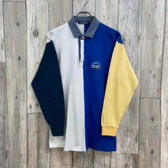 OLD NAUTICA 90s ノーティカ 長袖 ポロシャツ M