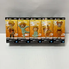 【瀬戸店】未開封　鬼滅の刃　ワールドコレクタブルフィギュア　～我妻善逸コレクション～　5体セット【701-4339】